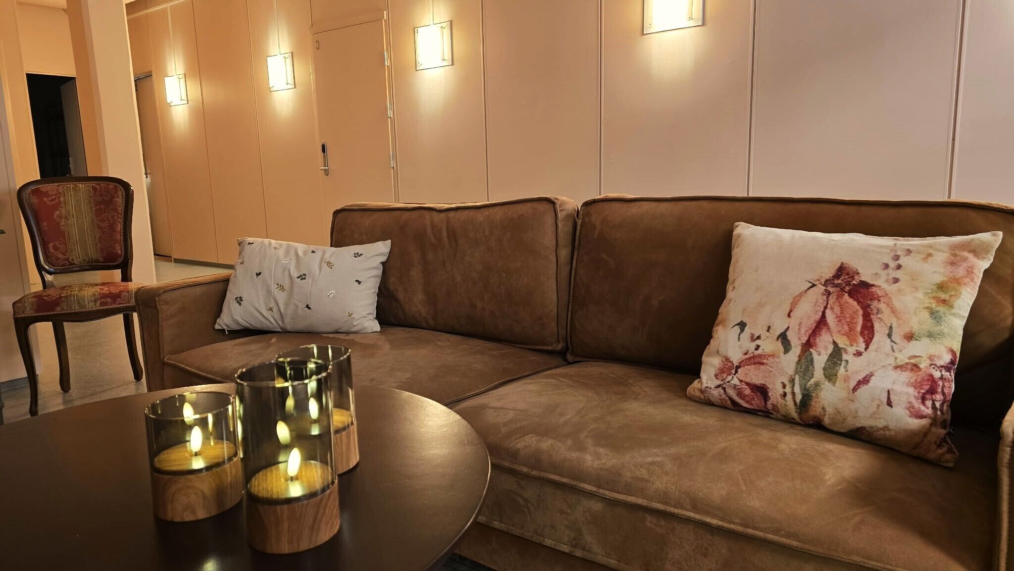 Sittområde i lobbyn