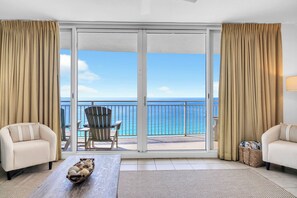 TV, DVD player - 🌴Gulf Front with Amazing Views | Awesome Amenities | Emerald Beach 1928🌴 (Panama City Beach)