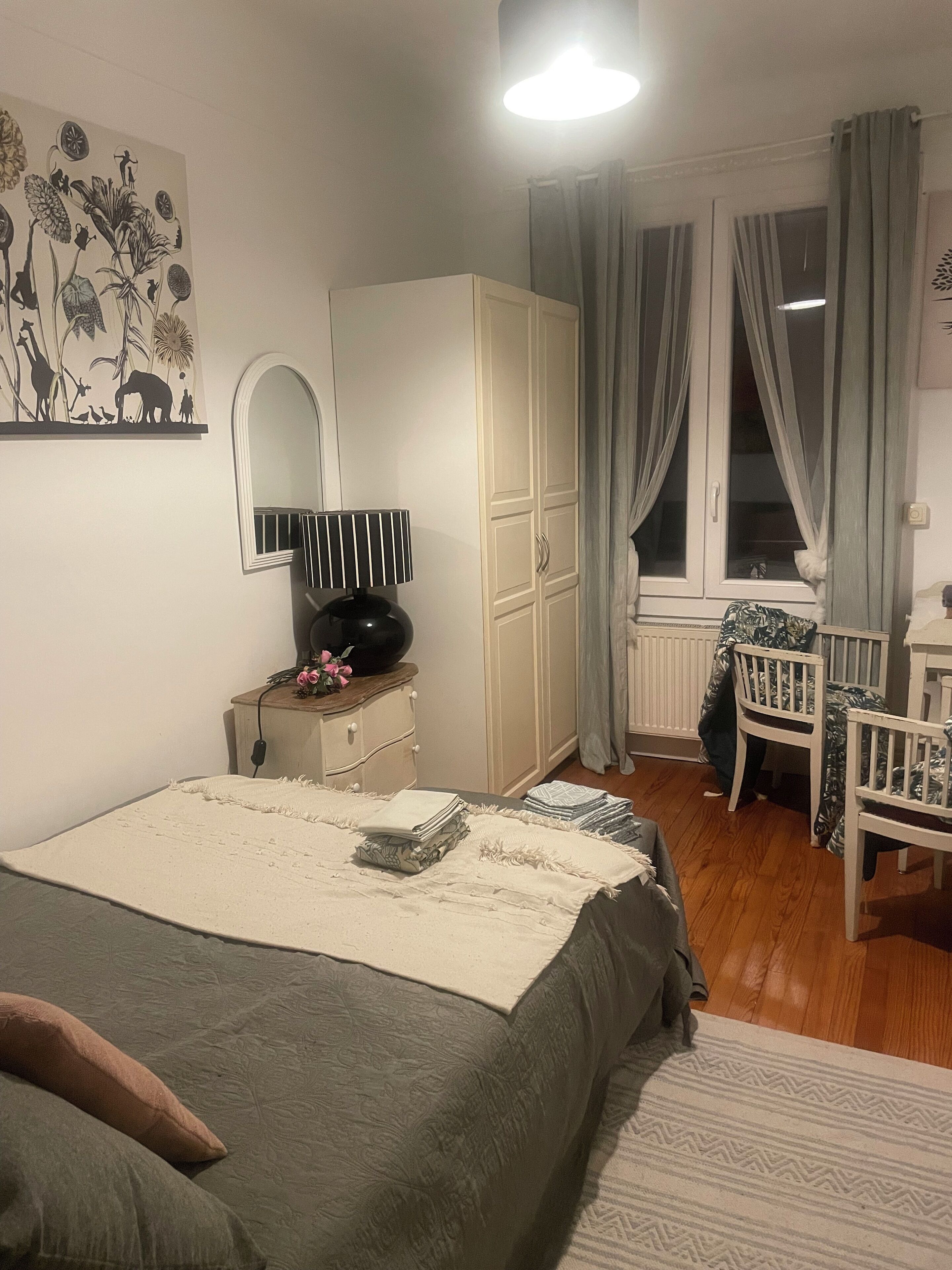 1 bedroom, desk, iron/ironing board, free WiFi