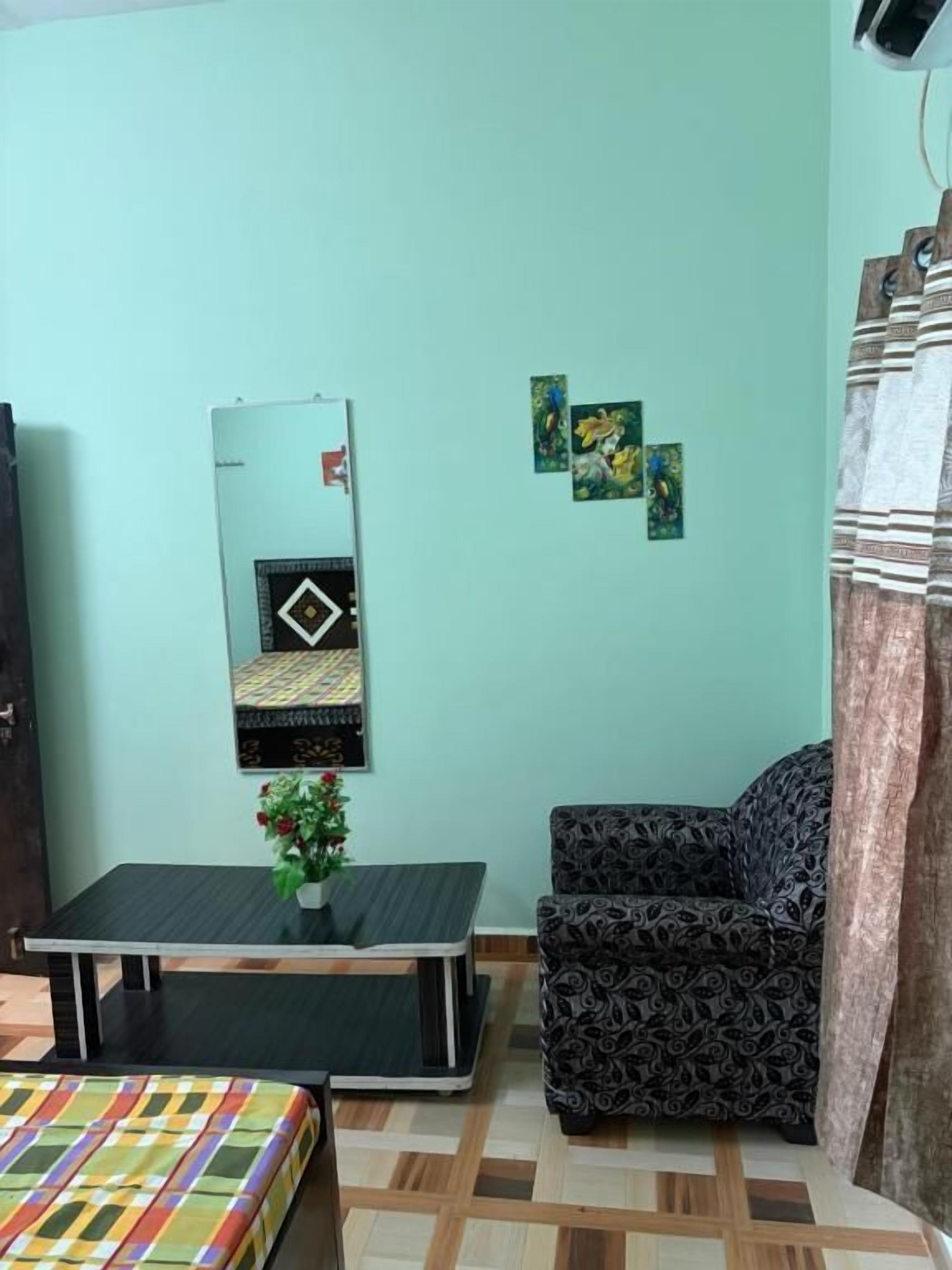 Appartement, balcon, vue montagne