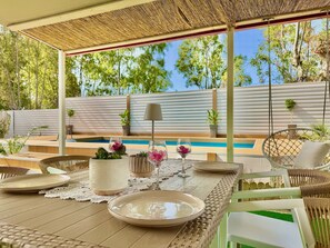 Outdoor dining - Villa Sunray Sidari with private pool (Sidari)