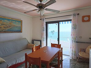 Living area - Bright BlueSky Apartment for 4 Pers, Sea View (Lloret de Mar)