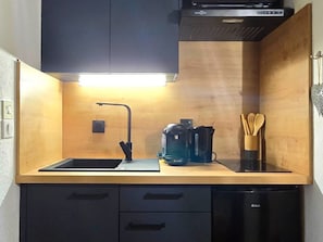Fridge, microwave, oven - Studio 4 pers, WIFI, Pets & Parking -- Les Gets (Les Gets)