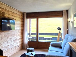 TV - Studio 4 pers, WIFI, Pets & Parking -- Les Gets (Les Gets)