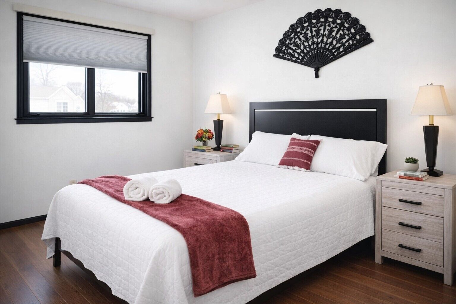 4 slaapkamers, een strijkplank/strijkijzer, wifi, beddengoed