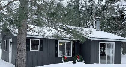 Lakeside cabin on full rec Lake of the Falls, Mercer Wi. Four seasons of fun.