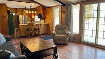 TV connectée, cheminée