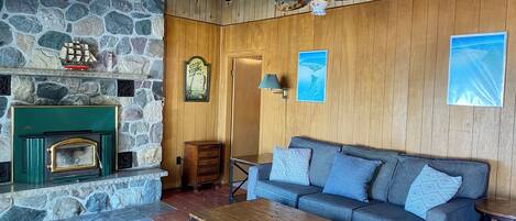 TV connectée, cheminée