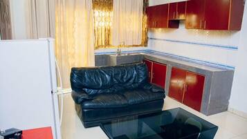 Economy Double or Twin Room, Balcony, Hill View | Living area