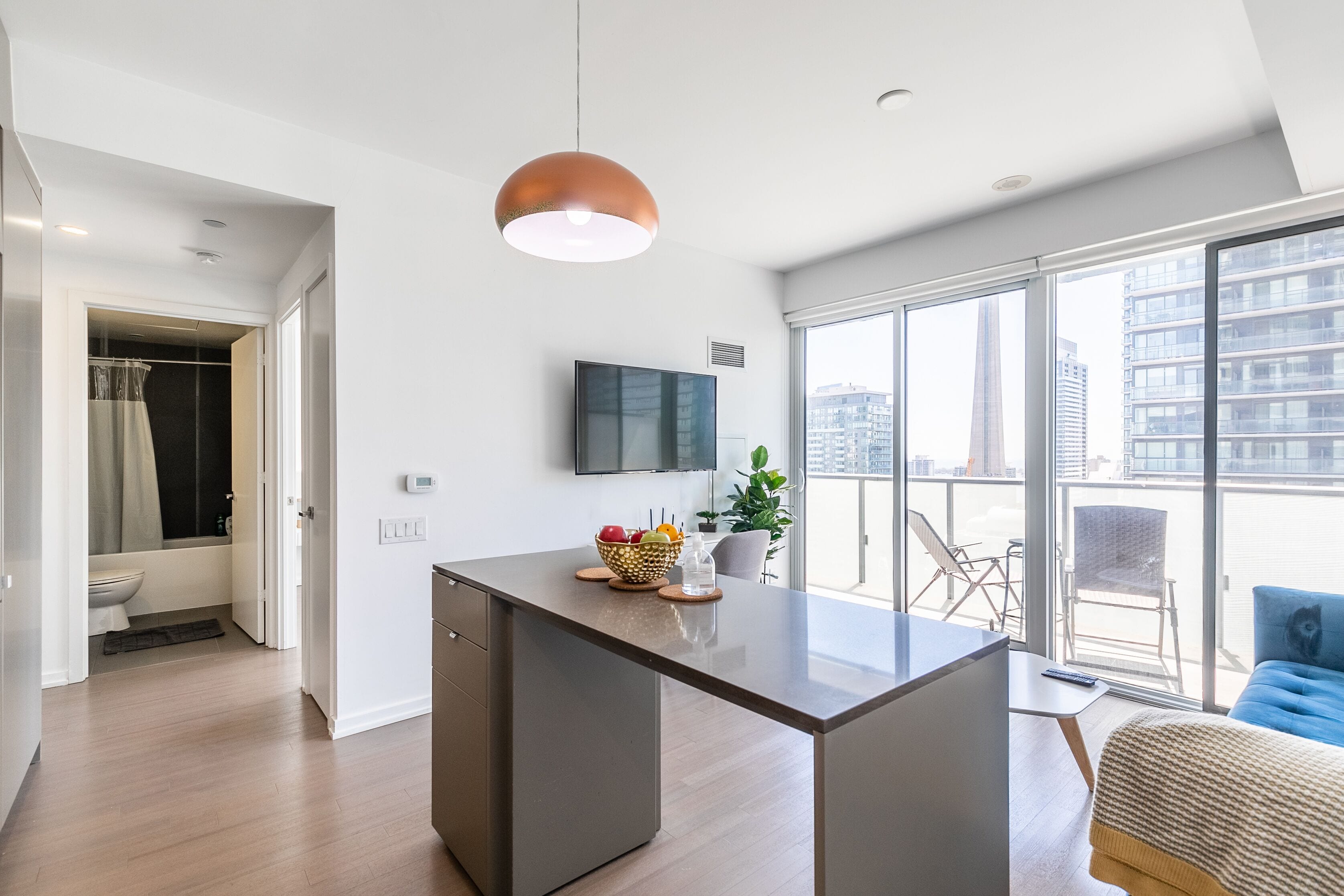 Comfort-sviitti, kaupunkinäköala | Oleskelualue