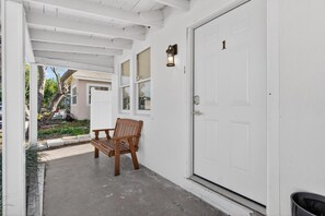 Terrace/patio - Visit the newly renovated Covare Suites in St Pete Beach! 2 Blocks to Upham Beach Access! (St. Pete Beach)