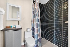 Hair dryer, towels
