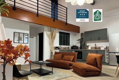 Le Loft du Canal du midi: 120m2 de Design Garage 60m2 et local a vélo VAE privé