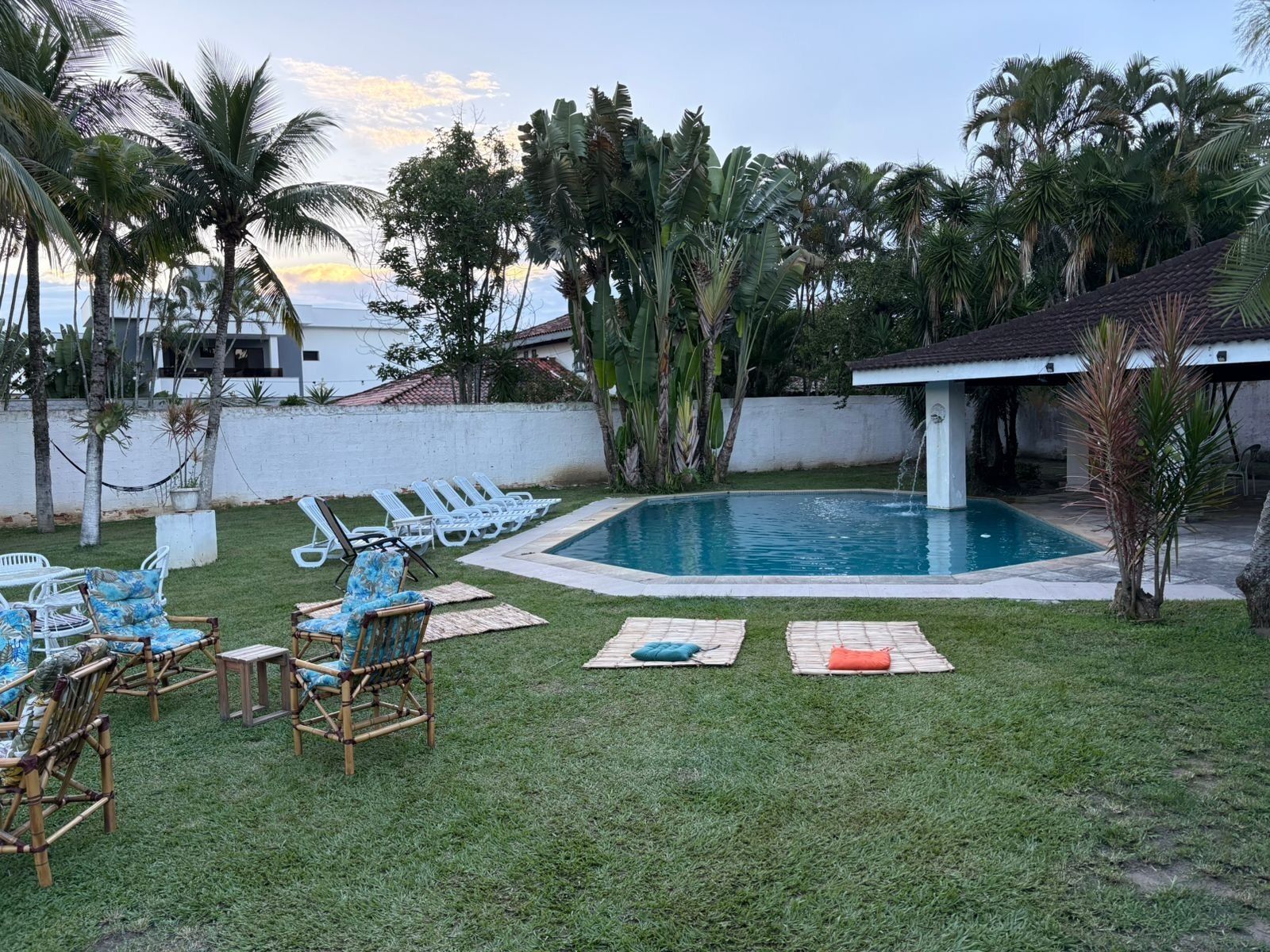 Alberca al aire libre 