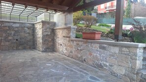 Property grounds - Small Villa "The Palm" (Colazza)