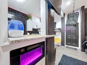 Microondas y parrilla de estufa