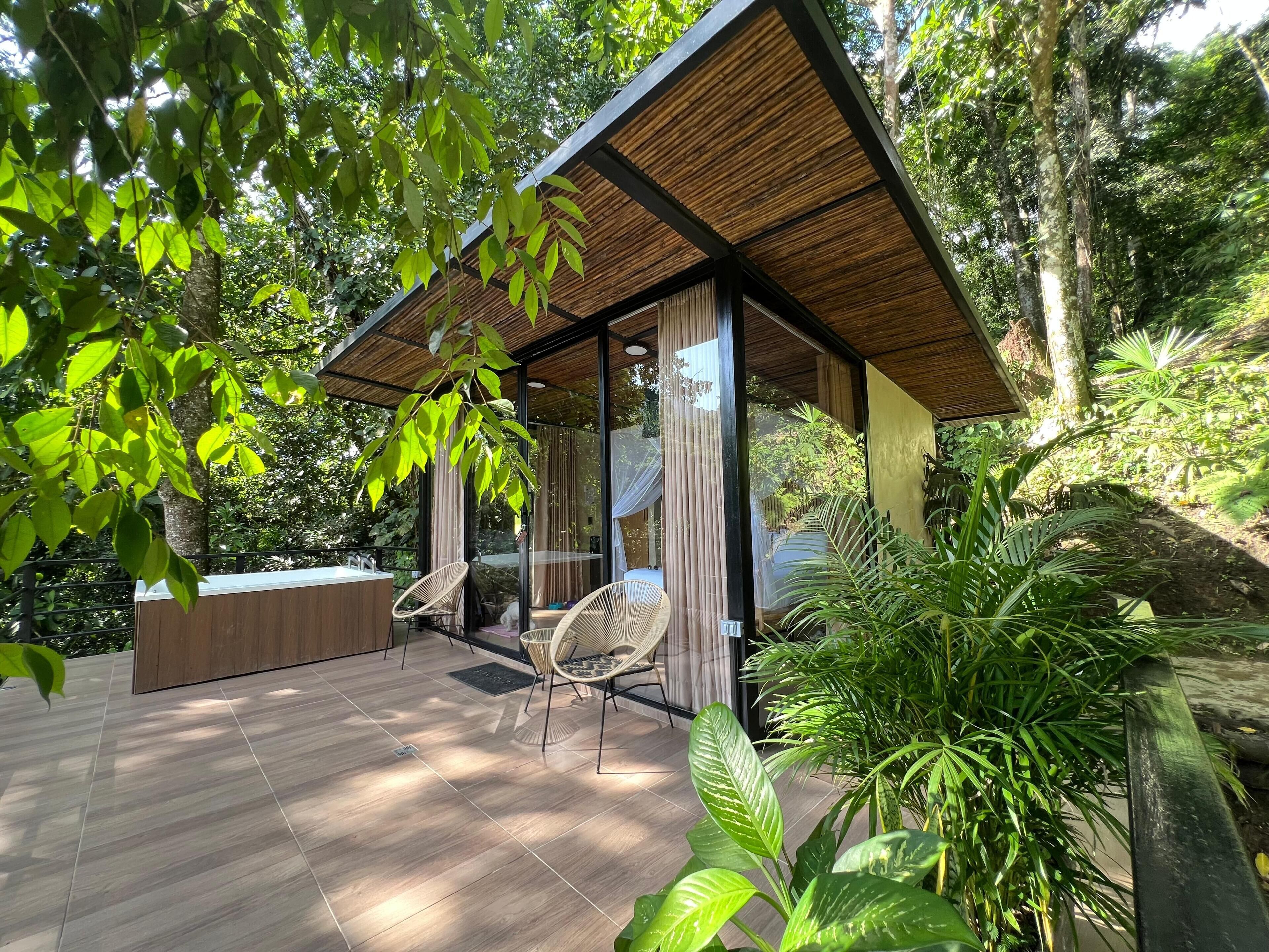 Suite Confort, balcón, vista a la montaña | Terraza o patio