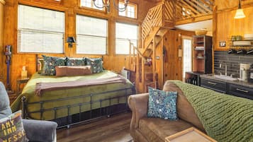 TV, fireplace, DVD player, books