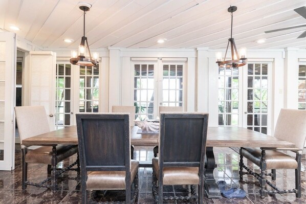 Dining - Waterfront 6BR Oasis • Pool • Gym • Huge Dock (Riverview)