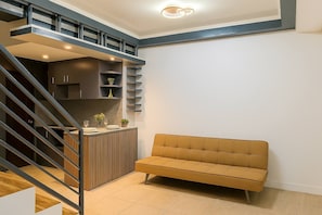 Bungalow, 2 habitaciones, accesible para personas con discapacidad, fumadores | Sala de estar