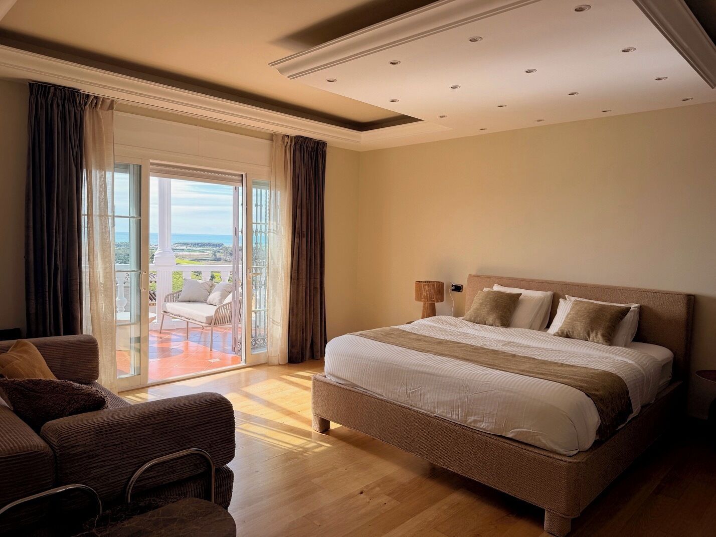 奢華套房, 陽台, 海景 | 遮光布/窗簾、熨斗/熨衣板、免費無線上網