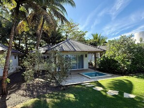 Exterior - Beachfront Bungalow Studio with Private Pool • Steps to Kite Beach in Cabarete (Cabarete)