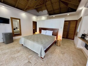 1 bedroom, WiFi, bed sheets - Beachfront Bungalow Studio with Private Pool • Steps to Kite Beach in Cabarete (Cabarete)