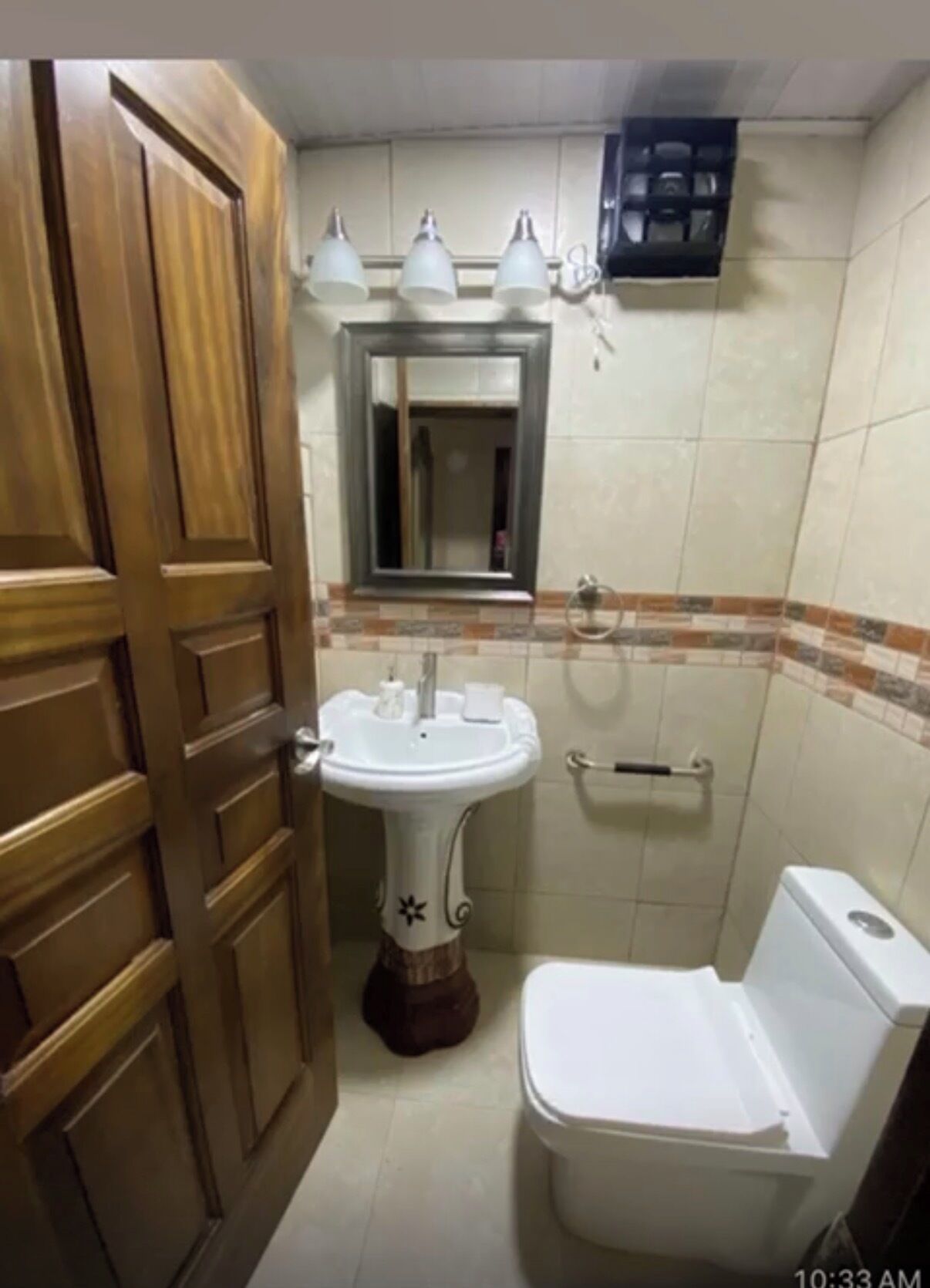 Towels, soap, toilet paper