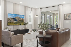 Living area - Luxury Single Home with Pool Retreat SO8949 (Kissimmee)