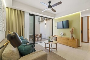 Televisie en een kantoor