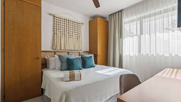 2 makuuhuonetta, silitysrauta/-lauta, Wi-Fi, vuodevaatteet