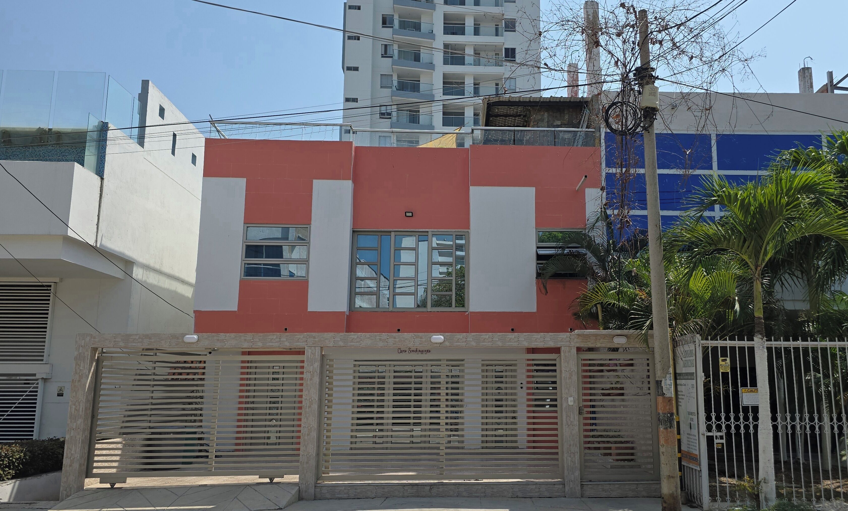 Fassade der Unterkunft