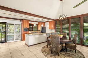 Dining - Spacious, updated 2BD/2BA condo close to beaches! (Koloa)