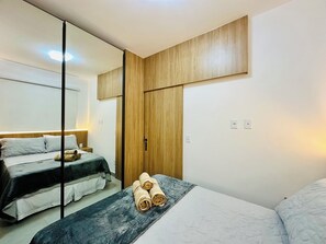 1 多间卧室、熨斗/熨衣板、WiFi、床单