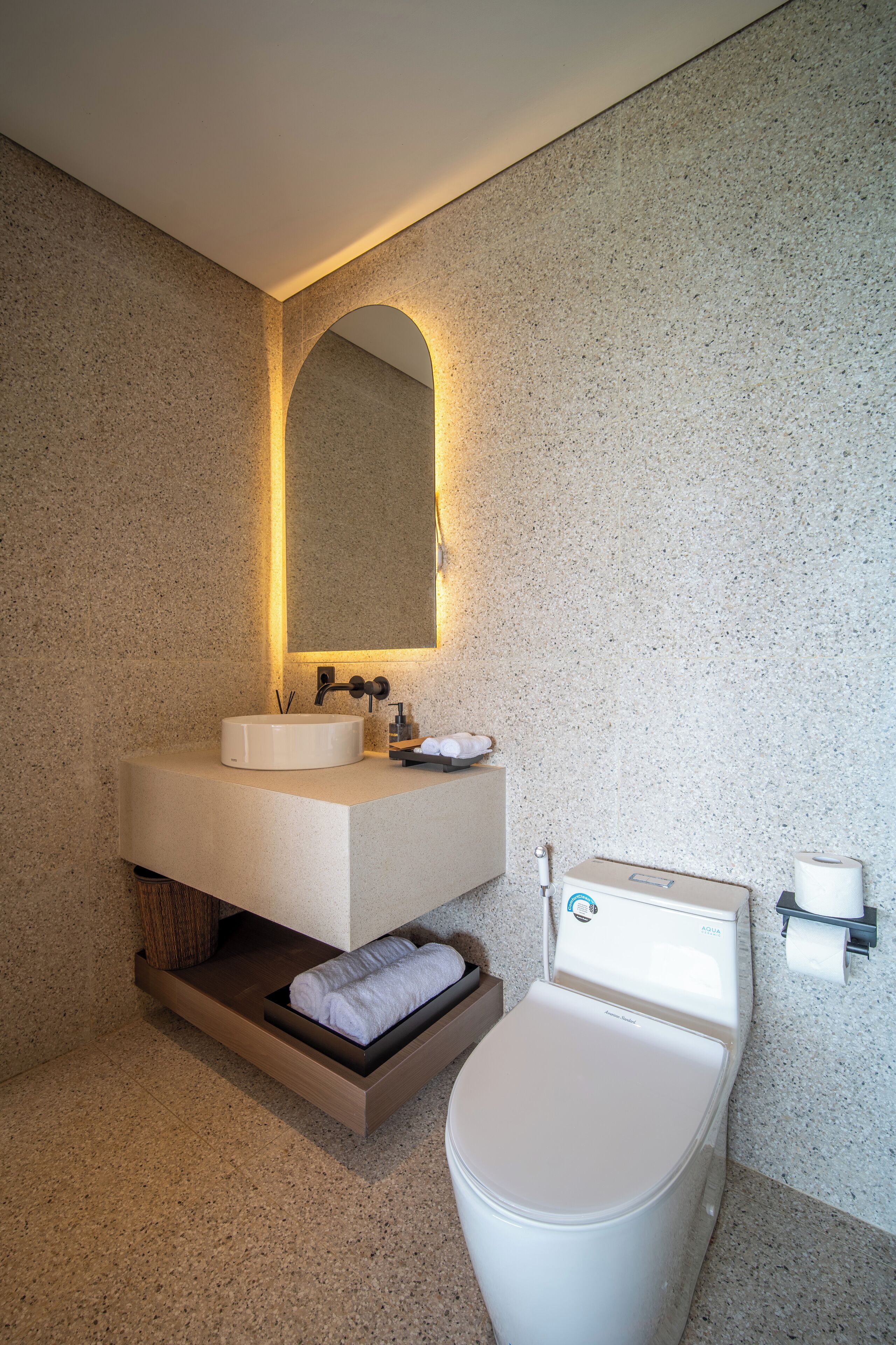 全景別墅, 1 間臥室, 私人泳池, 山景 | 浴室 | 淋浴設備、免費盥洗用品、吹風機、毛巾