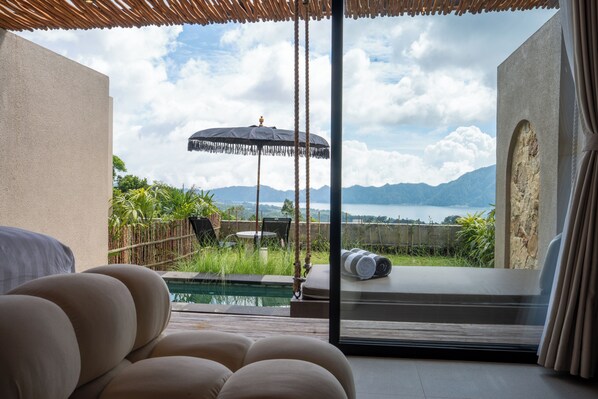 Panoramic Villa, 1 Bedroom, Private Pool, Mountain View | Interior