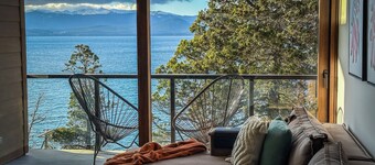 2BR apartment with heated pool and panoramic lake view