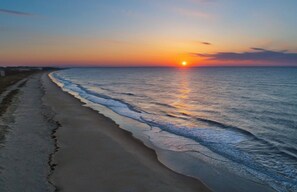 Sun-loungers, beach towels