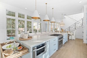 Fridge, microwave, oven, stovetop - Camp District Luxury | Private Courtyard Pool | Electric Cart | Beach Club Access (Santa Rosa Beach)