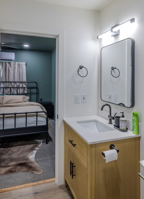 Towels, soap, toilet paper