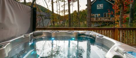 Bain à remous extérieur