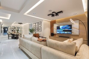 Unclassified image, 4 of 29, button - Stylish 3 BR condo with 24/7 Power, high speed WiFi, Pool, & a PS5 (Lekki)