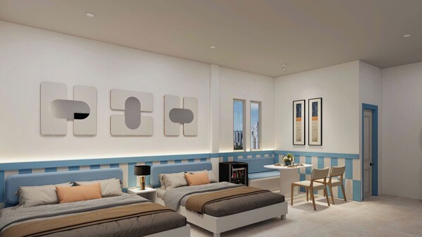 Family Quadruple Room | Desk, free WiFi