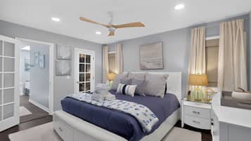 3 bedrooms, desk, iron/ironing board, WiFi