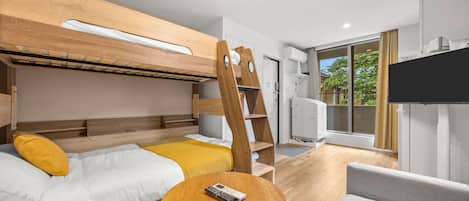 Basic Apartment, Balcony, City View | Individually decorated, individually furnished, blackout drapes