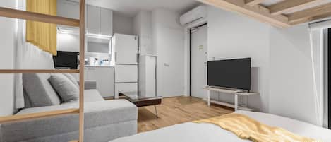 Klassiek appartement, 1 slaapkamer, niet-roken, veranda (204) | Verduisterende gordijnen, een strijkplank/strijkijzer, gratis wifi