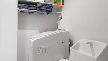 Classic Apartment, 1 Bedroom, Non Smoking (203) | Bathroom | Separate tub and shower, slippers, bidet