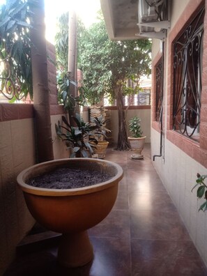 Enceinte de l’hébergement