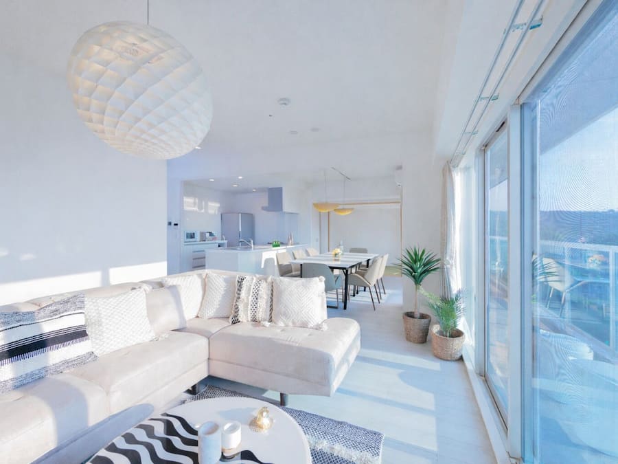 Luxury Condo, Balcony, Ocean View | Living area | TV