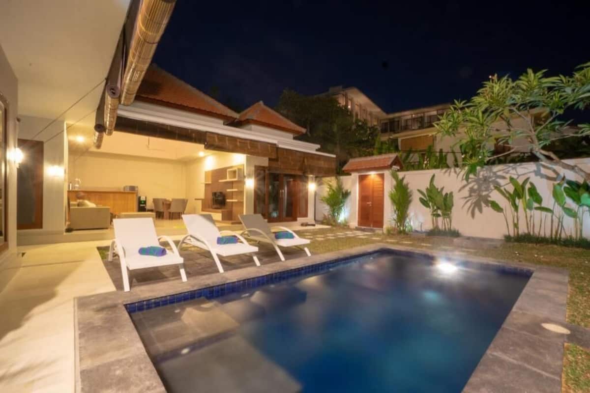 Villa, 3 Schlafzimmer, eigener Pool, Gartenblick